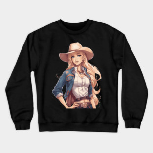 Western Cowgirl Crewneck Sweatshirt