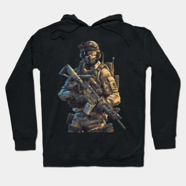 Special Forces Military Unit Hoodie by animegirlnft
