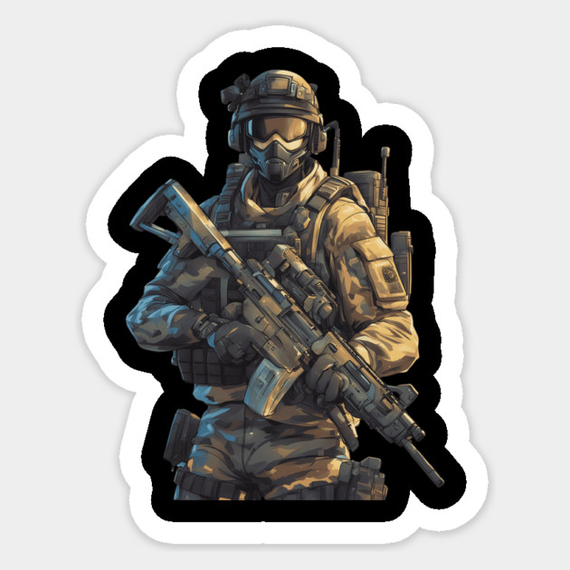 Special Forces Military Unit Sticker by animegirlnft
