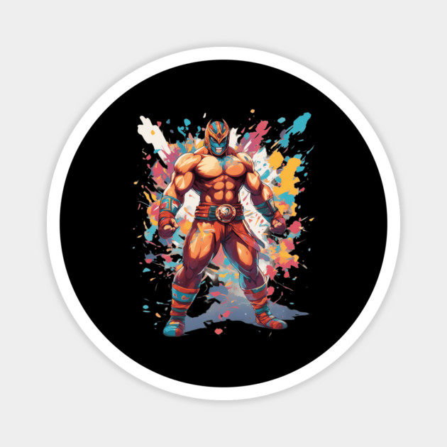 Mexican Lucha Libre Magnet by animegirlnft