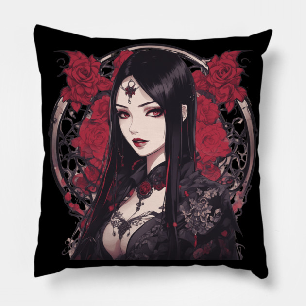 Dark Witch Pillow by animegirlnft