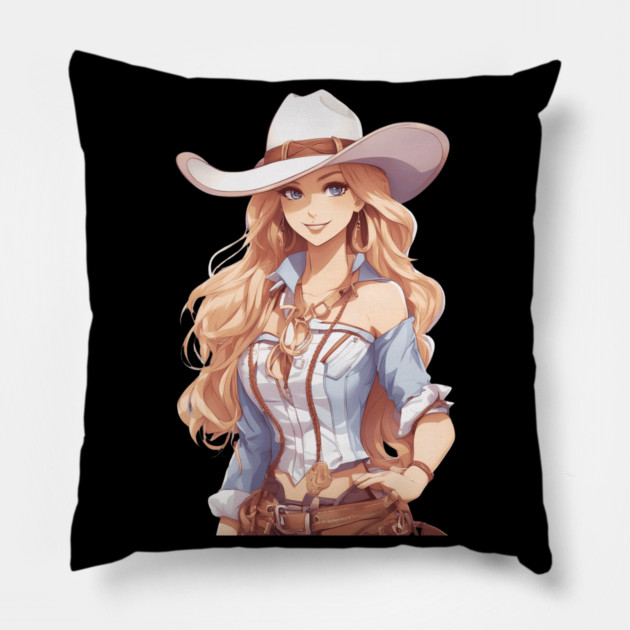Country Girl Pillow by animegirlnft