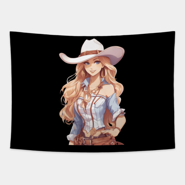 Country Girl Tapestry by animegirlnft