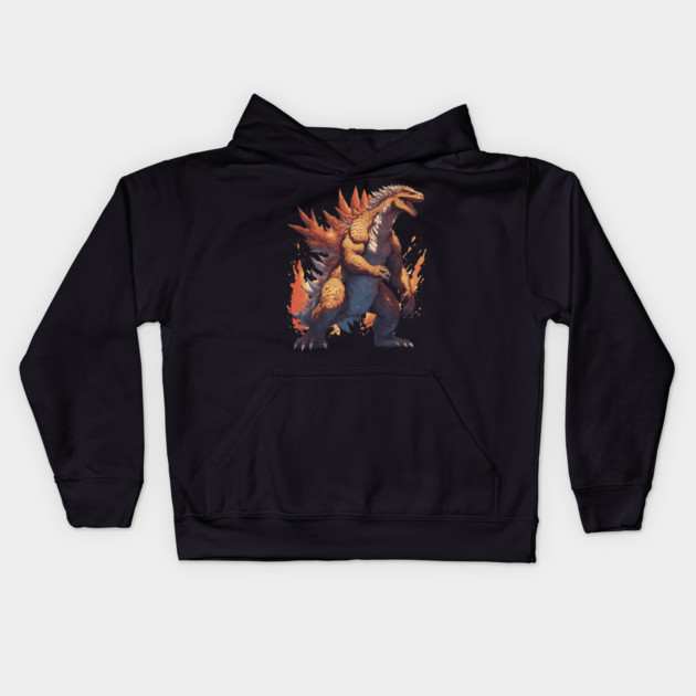 Reptile Monster Kids Hoodie by animegirlnft