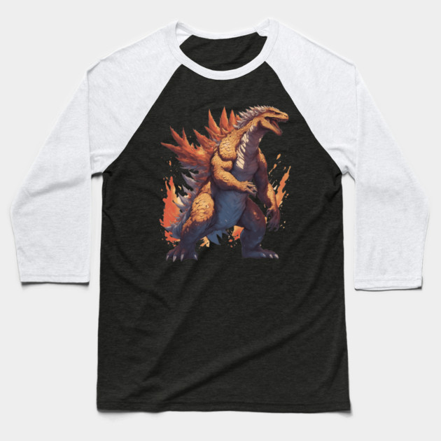 Reptile Monster Baseball T-Shirt by animegirlnft