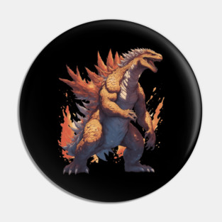 Reptile Monster Pin