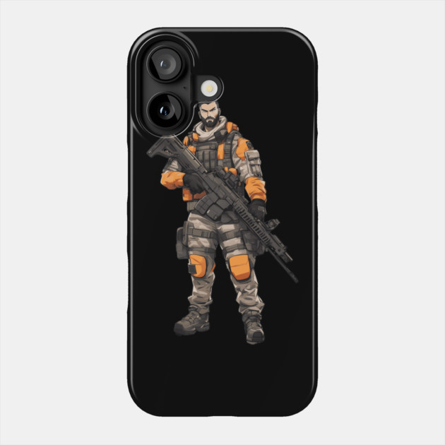 Tactical Armored Soldier Phone Case by animegirlnft