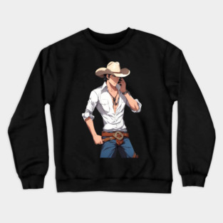 Wild West Cowboy Crewneck Sweatshirt