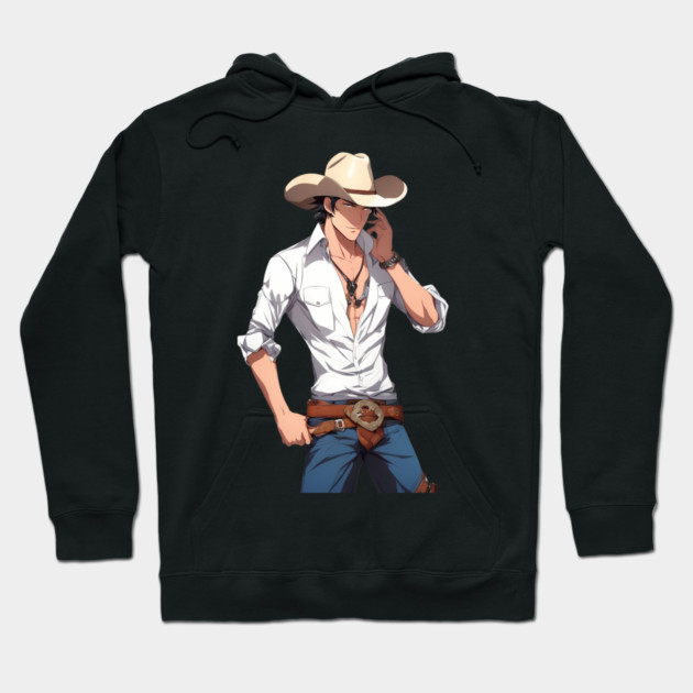 Wild West Cowboy Hoodie by animegirlnft