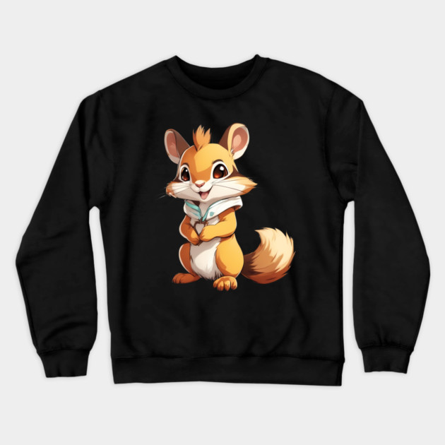 Baby Squirrel Crewneck Sweatshirt by animegirlnft