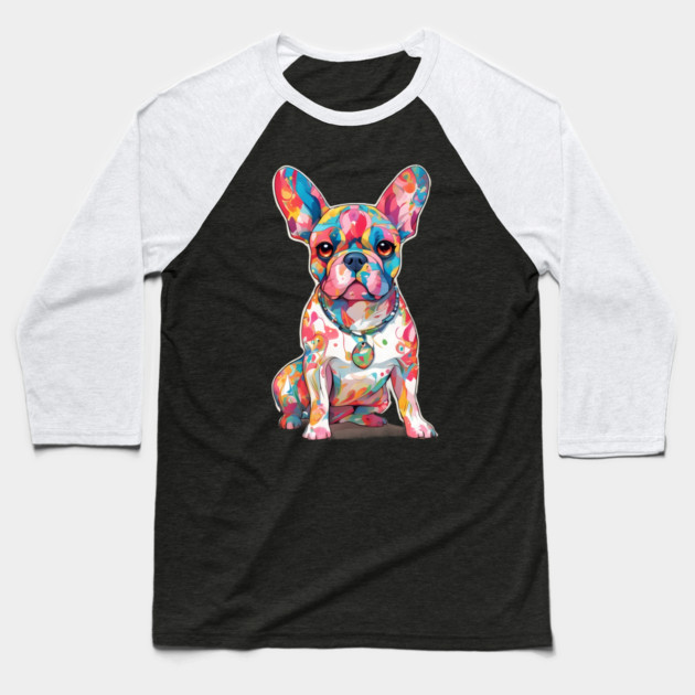 Dog Pop Art Baseball T-Shirt by animegirlnft
