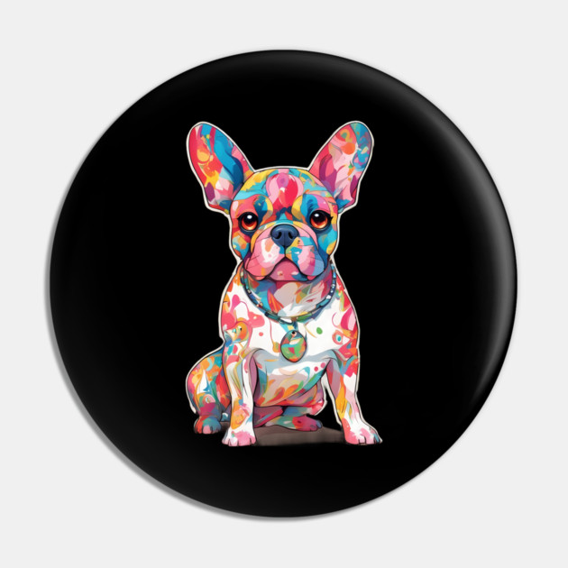 Dog Pop Art Pin by animegirlnft