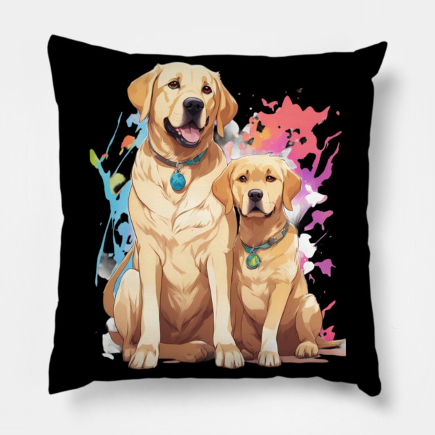 Golden Retriever Pillow by animegirlnft