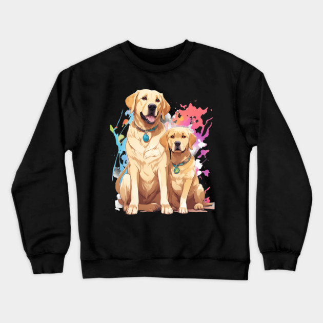 Golden Retriever Crewneck Sweatshirt by animegirlnft