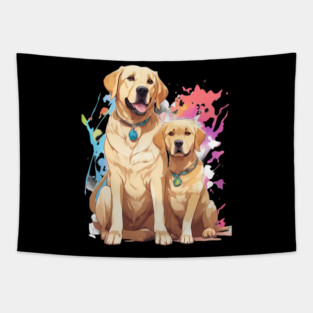 Golden Retriever Tapestry