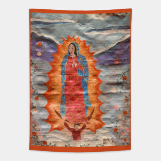 Our Lady of Guadalupe (Papyrus Version) Tapestry