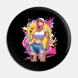 Kpop Girl Pin