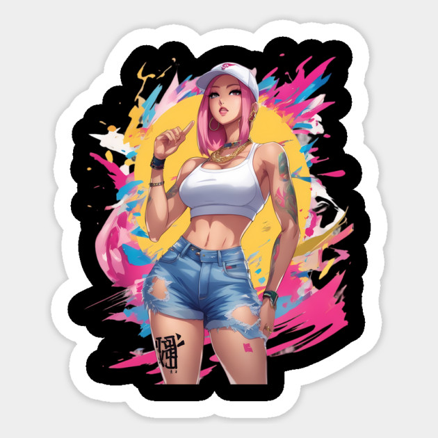 Kpop Girl Sticker by animegirlnft