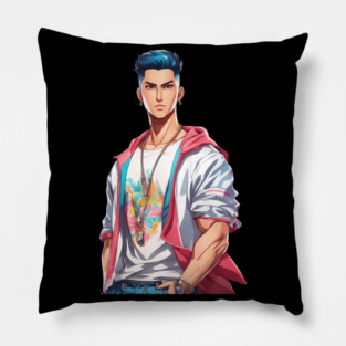 Asian Guy Pillow