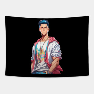 Asian Guy Tapestry