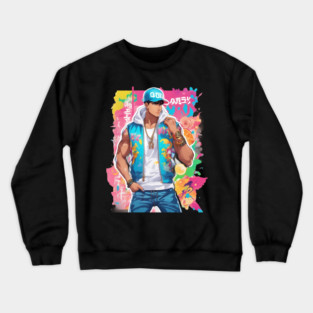 Handsome Anime Boy Crewneck Sweatshirt