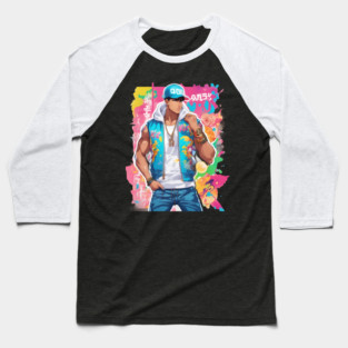 Handsome Anime Boy Baseball T-Shirt