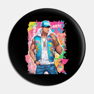 Handsome Anime Boy Pin