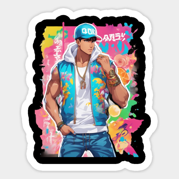 Handsome Anime Boy Sticker by animegirlnft