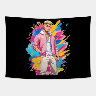 Cute Asian Boy Tapestry