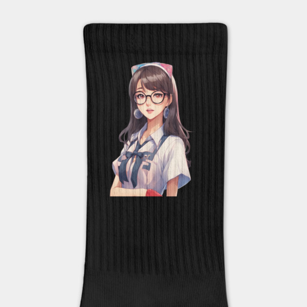 Nerd Asian Schoolgirl by animegirlnft