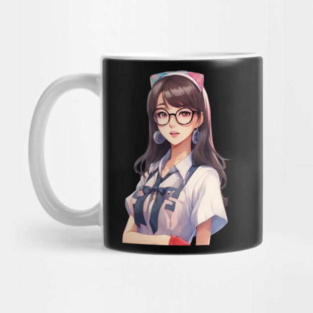 Nerd Asian Schoolgirl by animegirlnft