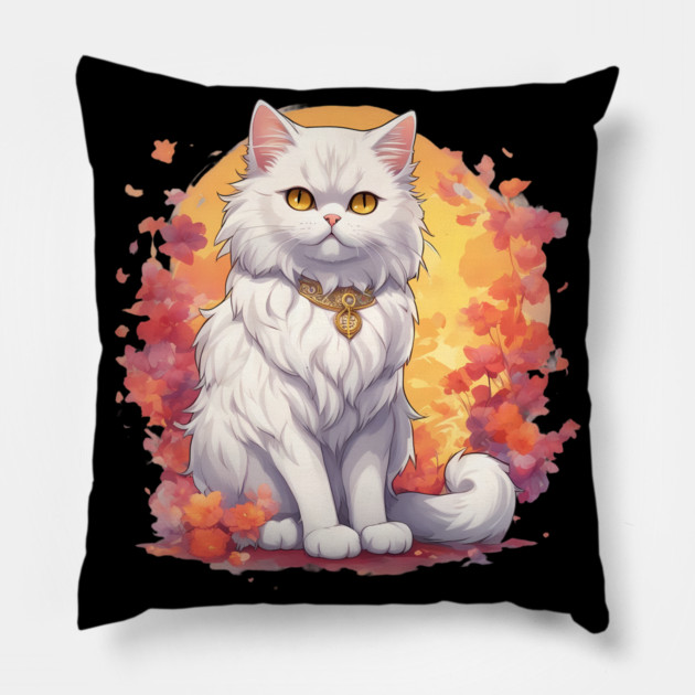 Himalayan Cat Pillow by animegirlnft
