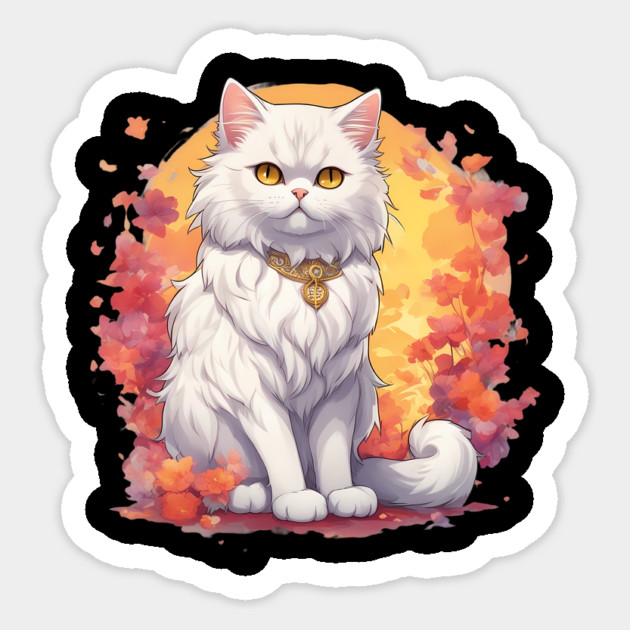 Himalayan Cat Sticker by animegirlnft