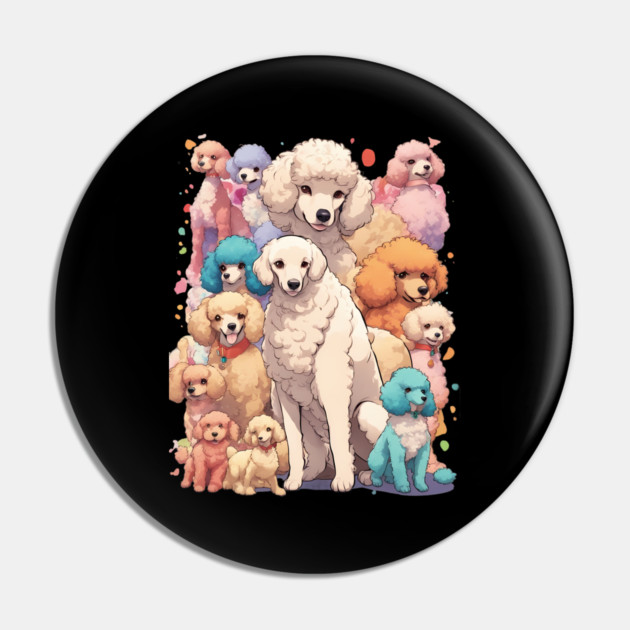 Multicolor Poodel Pin by animegirlnft