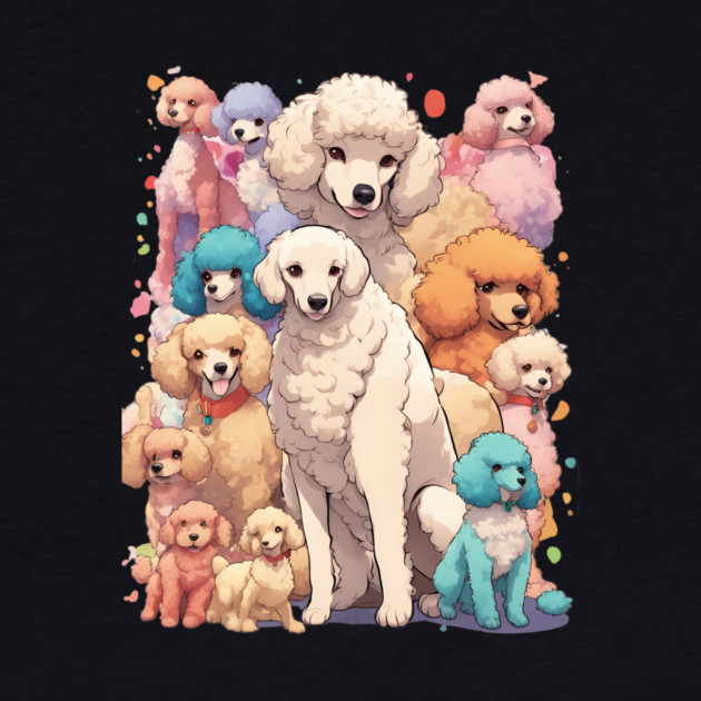 Multicolor Poodel by animegirlnft