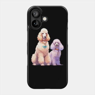 Pink Purple Poodle Phone Case