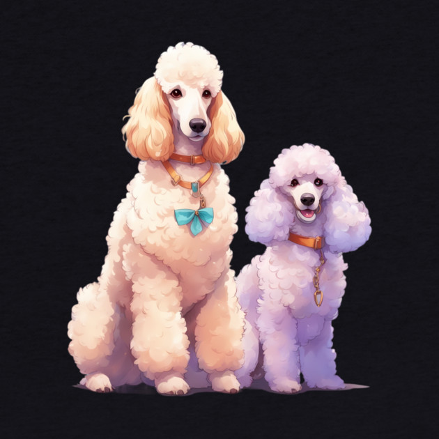 Pink Purple Poodle by animegirlnft