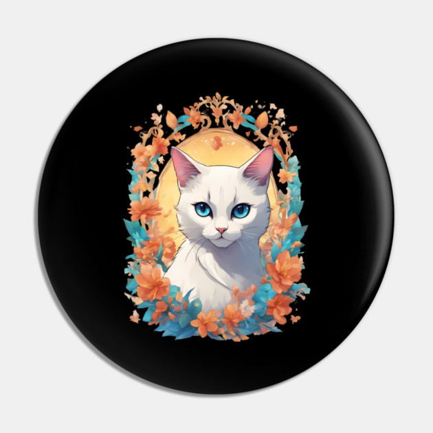 Cartoon Cat Pin by animegirlnft