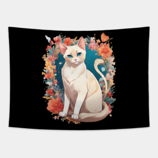 Anime Cat Tapestry
