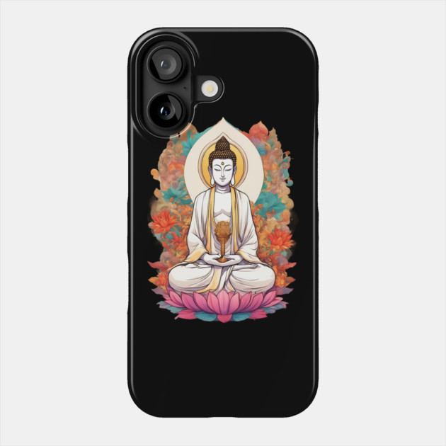 Buddha Enlightenment Phone Case by animegirlnft