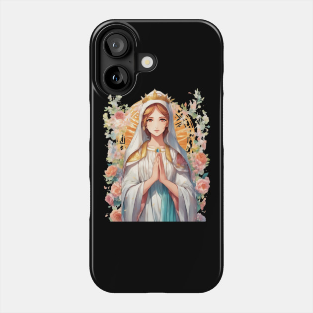 Immaculate Heart of Mary Phone Case by animegirlnft