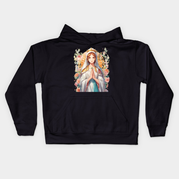 Immaculate Heart of Mary Kids Hoodie by animegirlnft