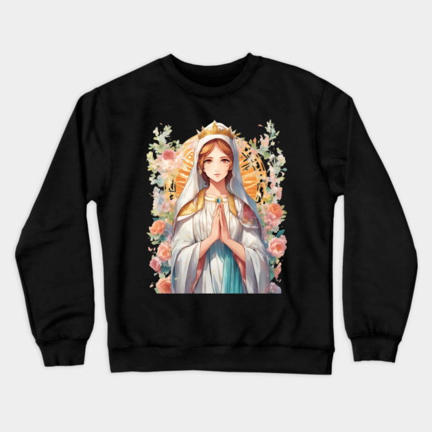 Immaculate Heart of Mary Crewneck Sweatshirt by animegirlnft