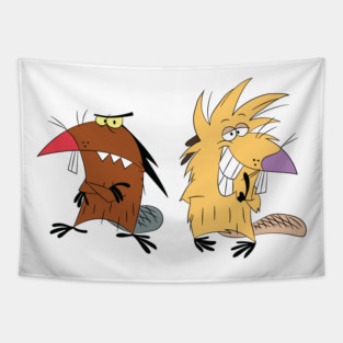 angry beavers Tapestry