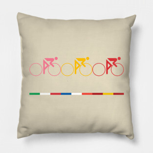 Grand Tour Jerseys Pillow