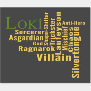 Who is Loki? Posters and Art