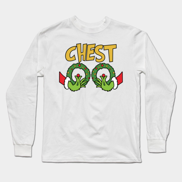 Chest (Grinch) Long Sleeve T-Shirt by Litehouse Tees