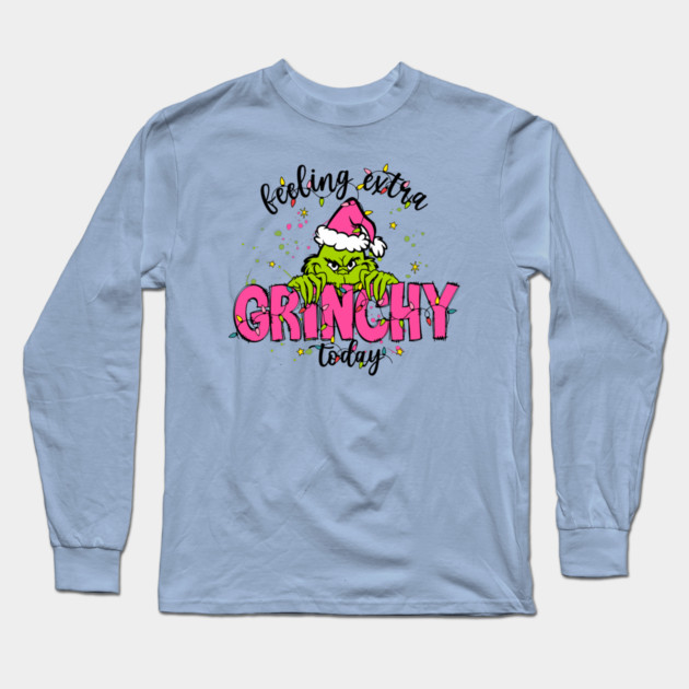 Feeling Extra Grinchy Long Sleeve T-Shirt by Litehouse Tees