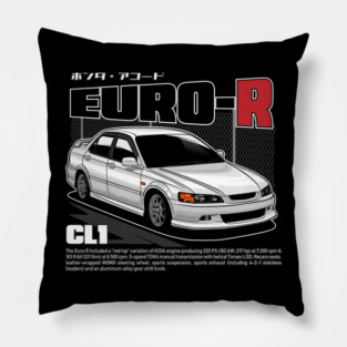 Accord Euro-R CL1 T-Shirt Pillow