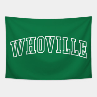 Whoville Grinch Christmas movie Tapestry